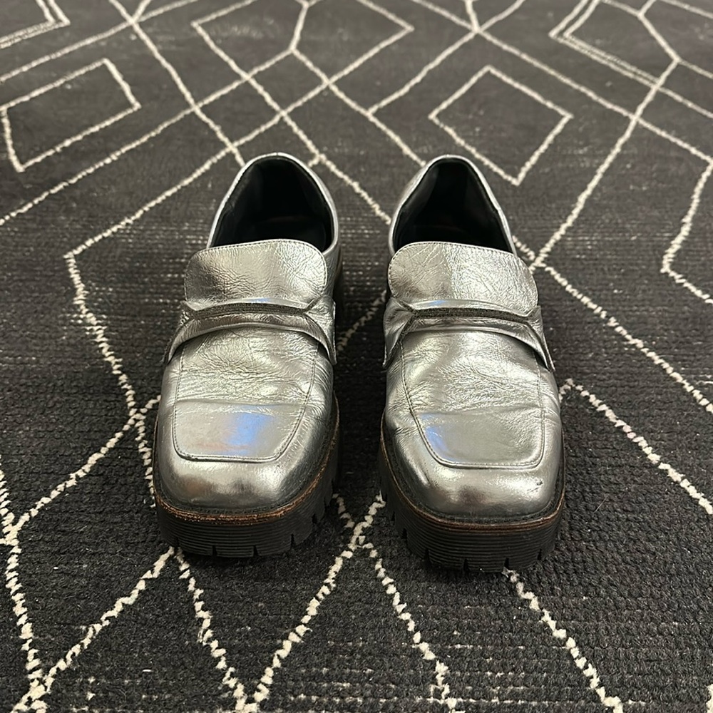 INTENTIONALLY BLANK Silver Loafers